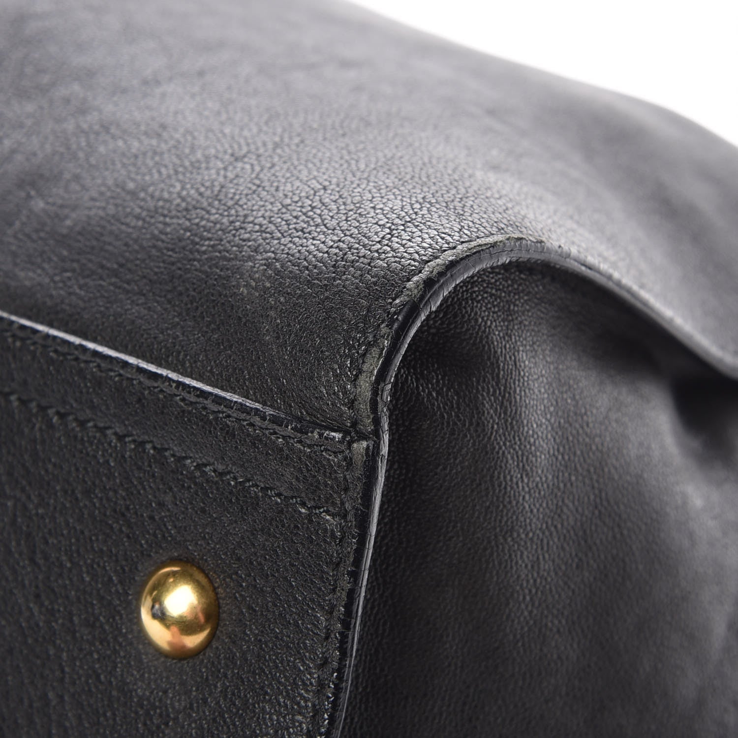 Saint Laurent Sheepskin Large Cabas ChYc Black 9 of 14