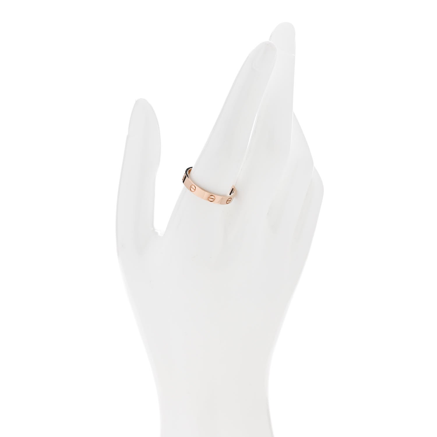 Cartier 18K Pink Gold 3.5mm LOVE Wedding Band Ring 62 10 2 of 5