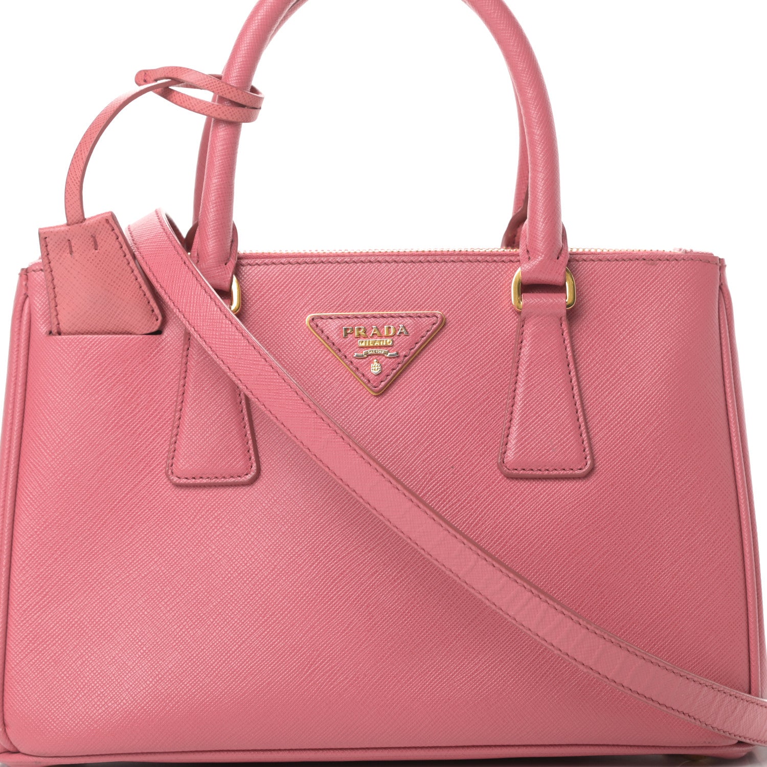Prada Saffiano Mini Galleria Double Zip Tote Tamaris 11 of 21