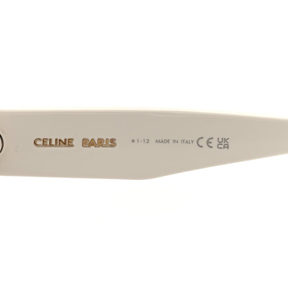 Celine Acetate Monochroms Square Sunglasses CL40214U White 5 of 6