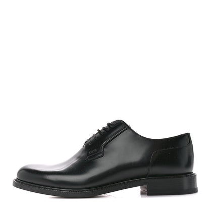 Christian Dior Polished Calfskin Mens Derby Shoe 43 Black 1 of 12