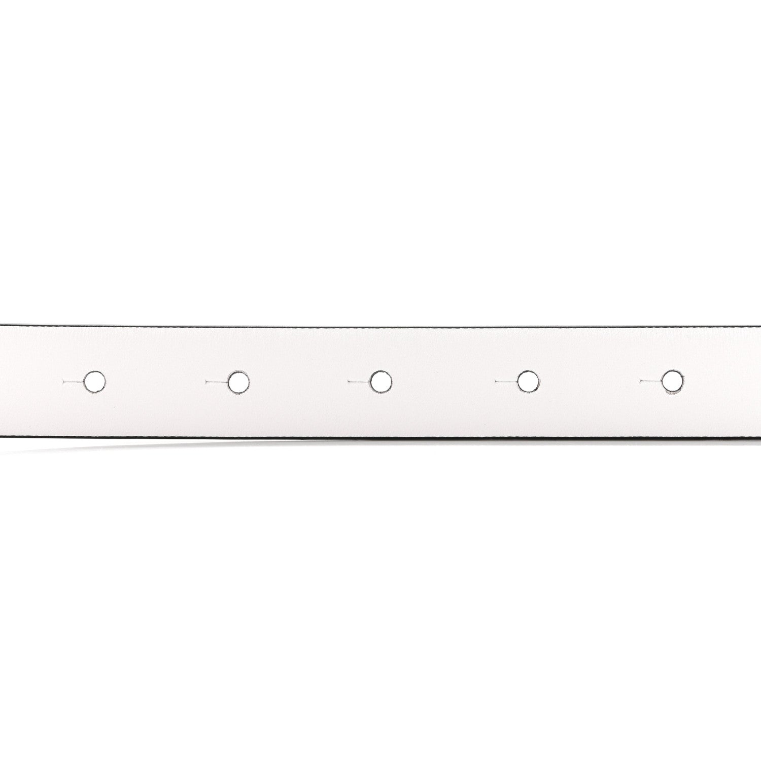 Valentino Garavani Glossy Calfskin VLogo Reversible 40mm Belt 75/30 Rubino White 4 of 10