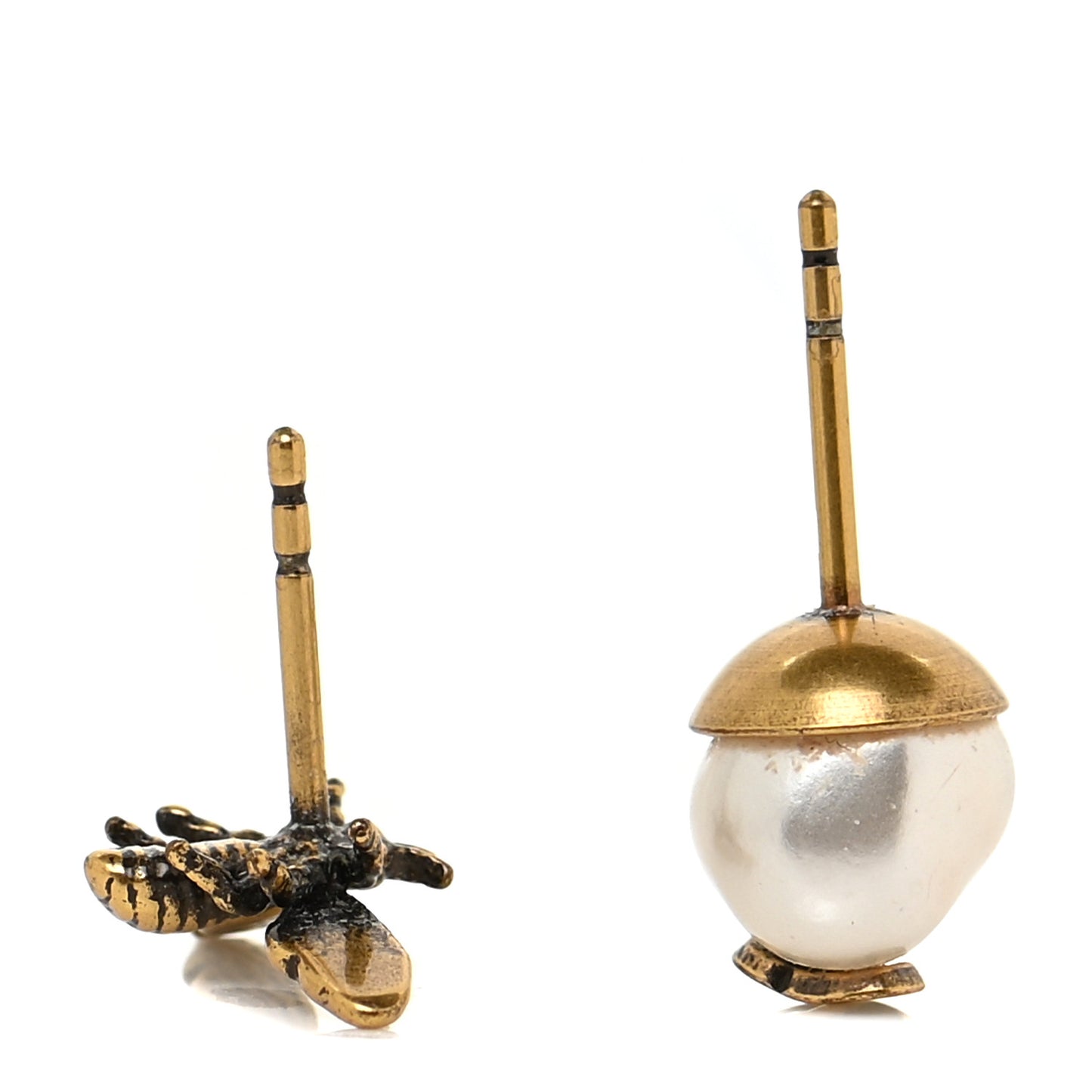 Pearl Tribales Earrings Gold