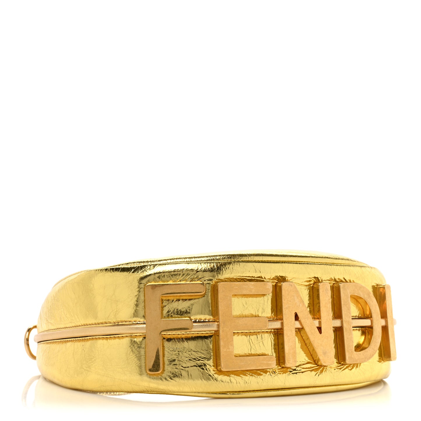 Rock Millenium Small Fendigraphy Hobo Gold