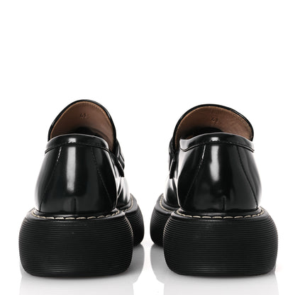 Bottega Veneta Brushed Calfskin Swell Loafers 41 Black 6 of 11