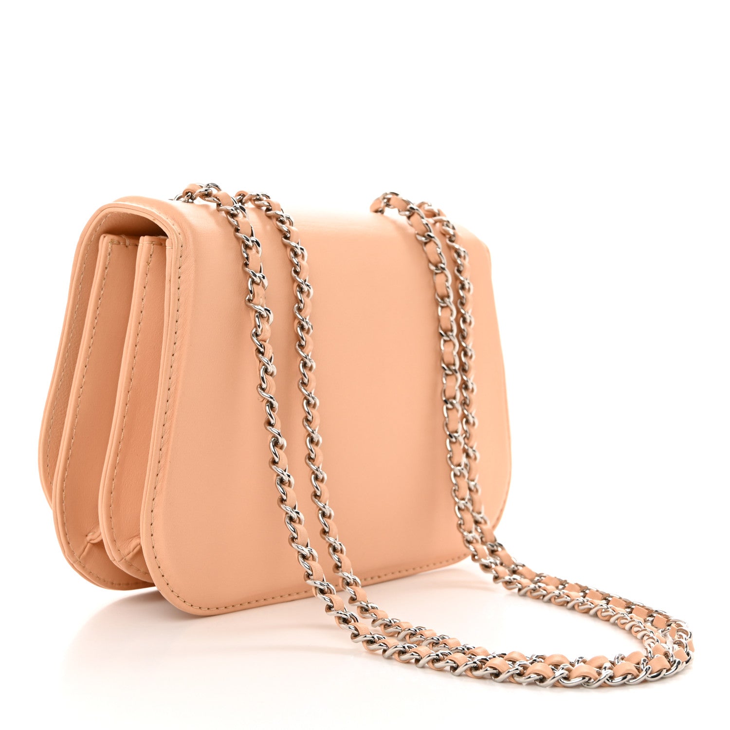 Chanel Calfskin Medium Braided Chic Flap Beige 2 of 10