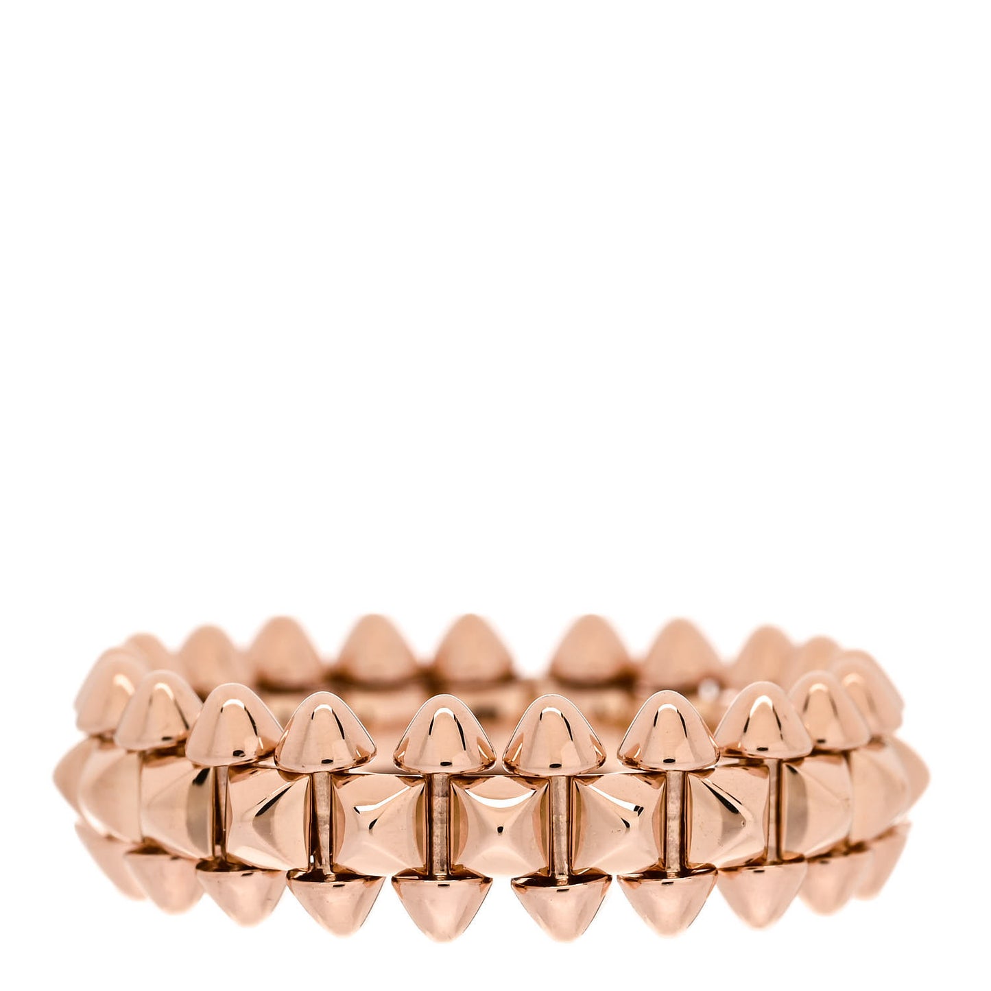 18K Pink Gold SM Clash De Cartier Ring 50 5.25