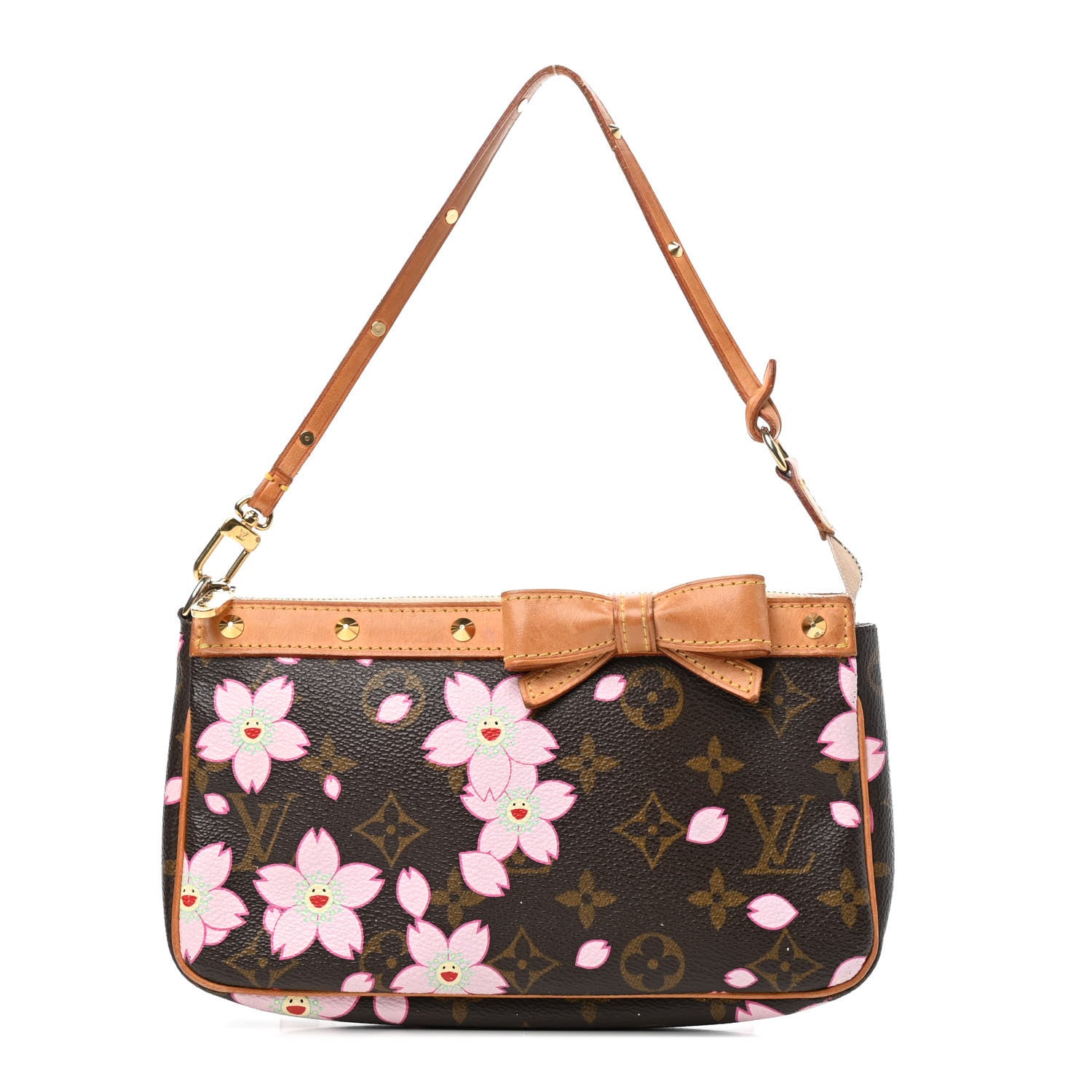 Louis Vuitton Monogram Cherry Blossom Pochette Accessories Brown 1 of 4