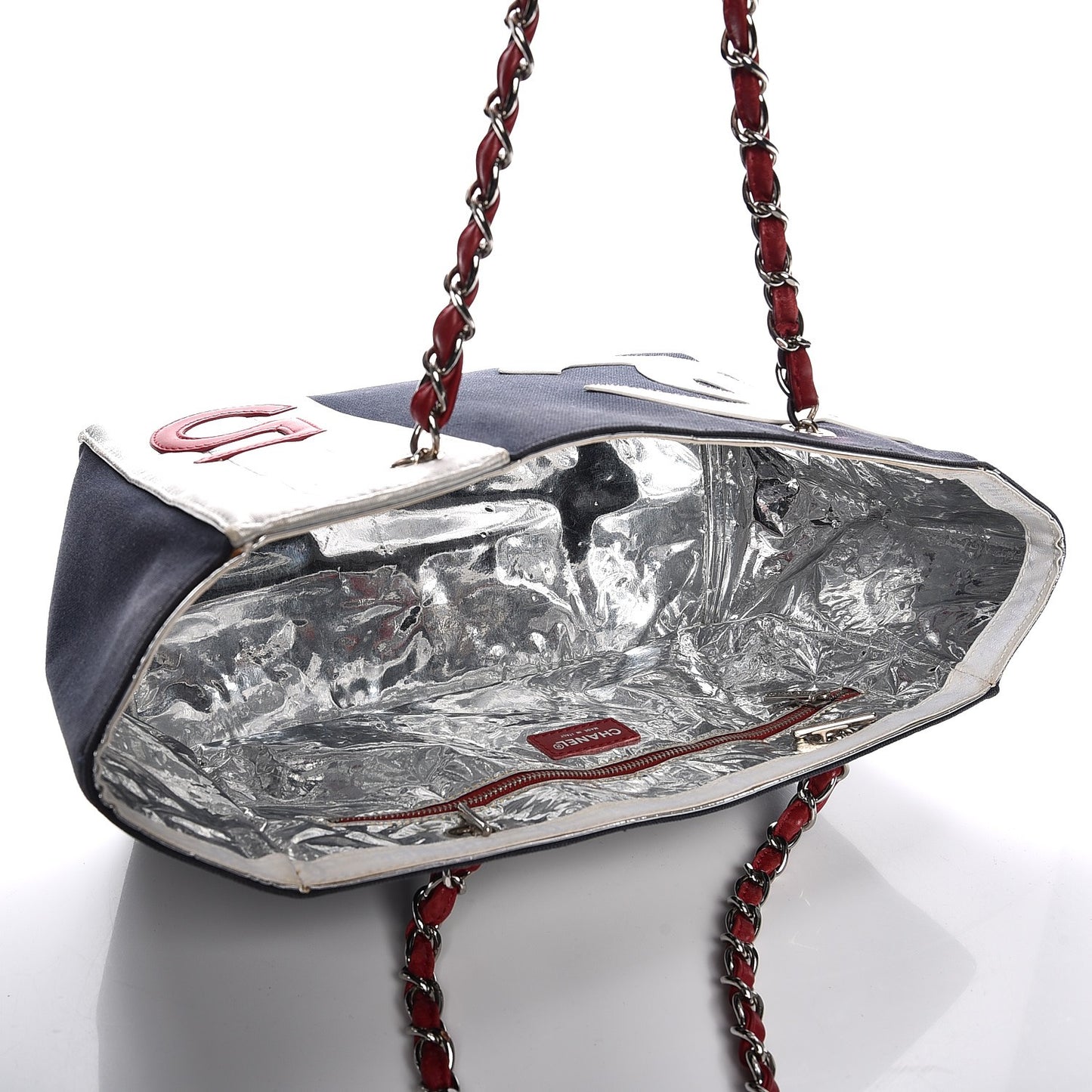 Canvas Foil Quilted N°5 Shopping Tote