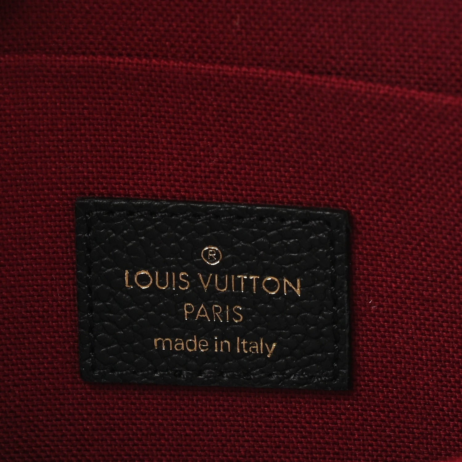 Louis Vuitton Empreinte Monogram Giant Felicie Pochette Black Beige 8 of 12