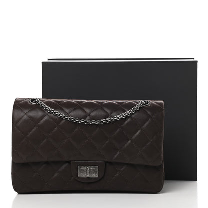 Chanel Iridescent Calfskin Quilted 2.55 Reissue 227 Flap Brown 16 of 16