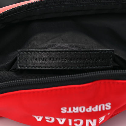 Balenciaga Nylon WFP Belt Bag Red 6 of 8