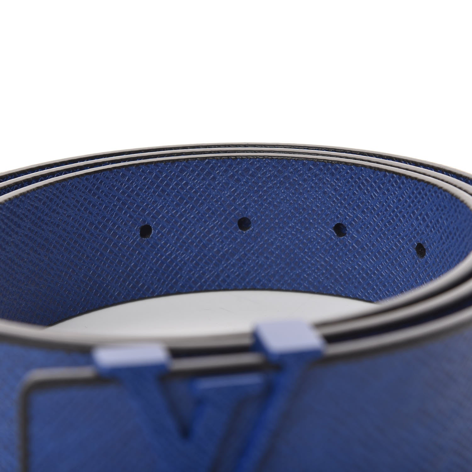 Louis Vuitton Taiga 35mm LV Initiales Belt 100 40 Cobalt 4 of 6