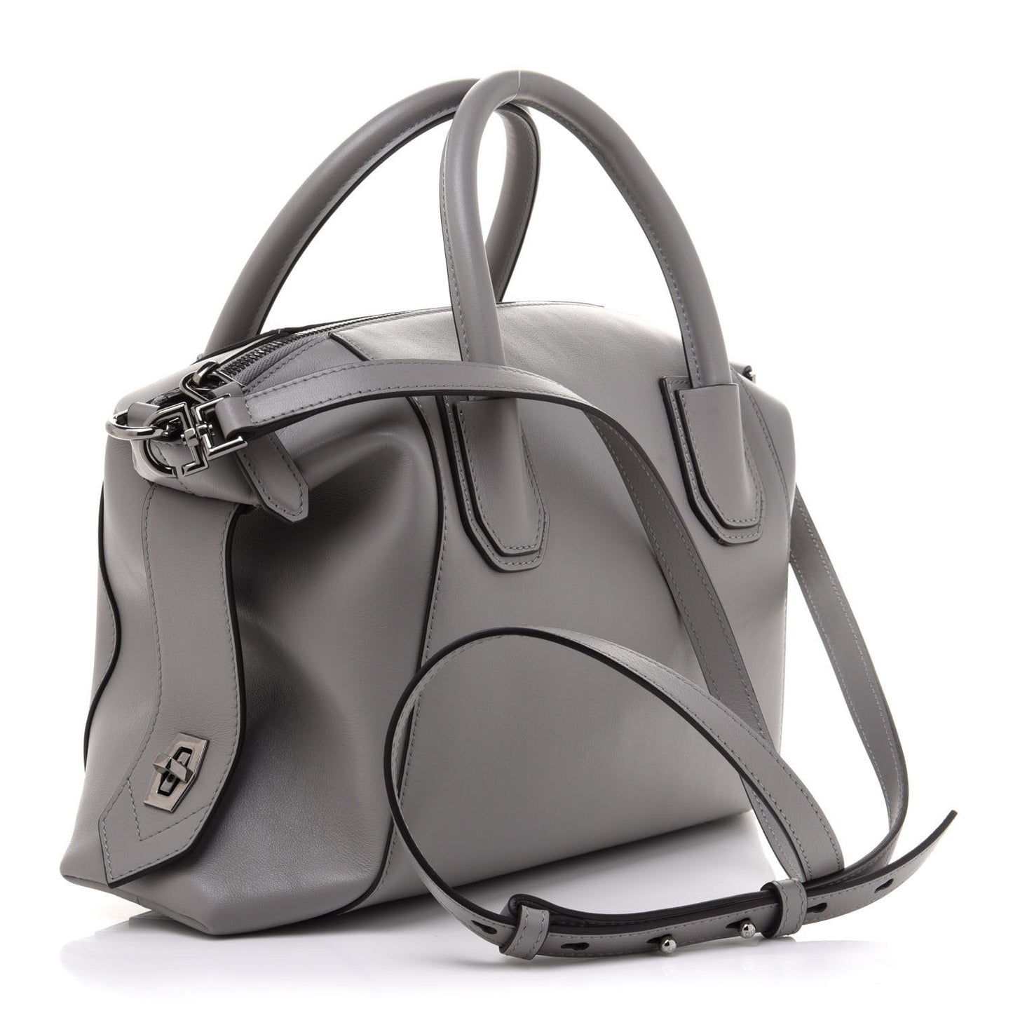 Calfskin Small Soft Antigona Grey