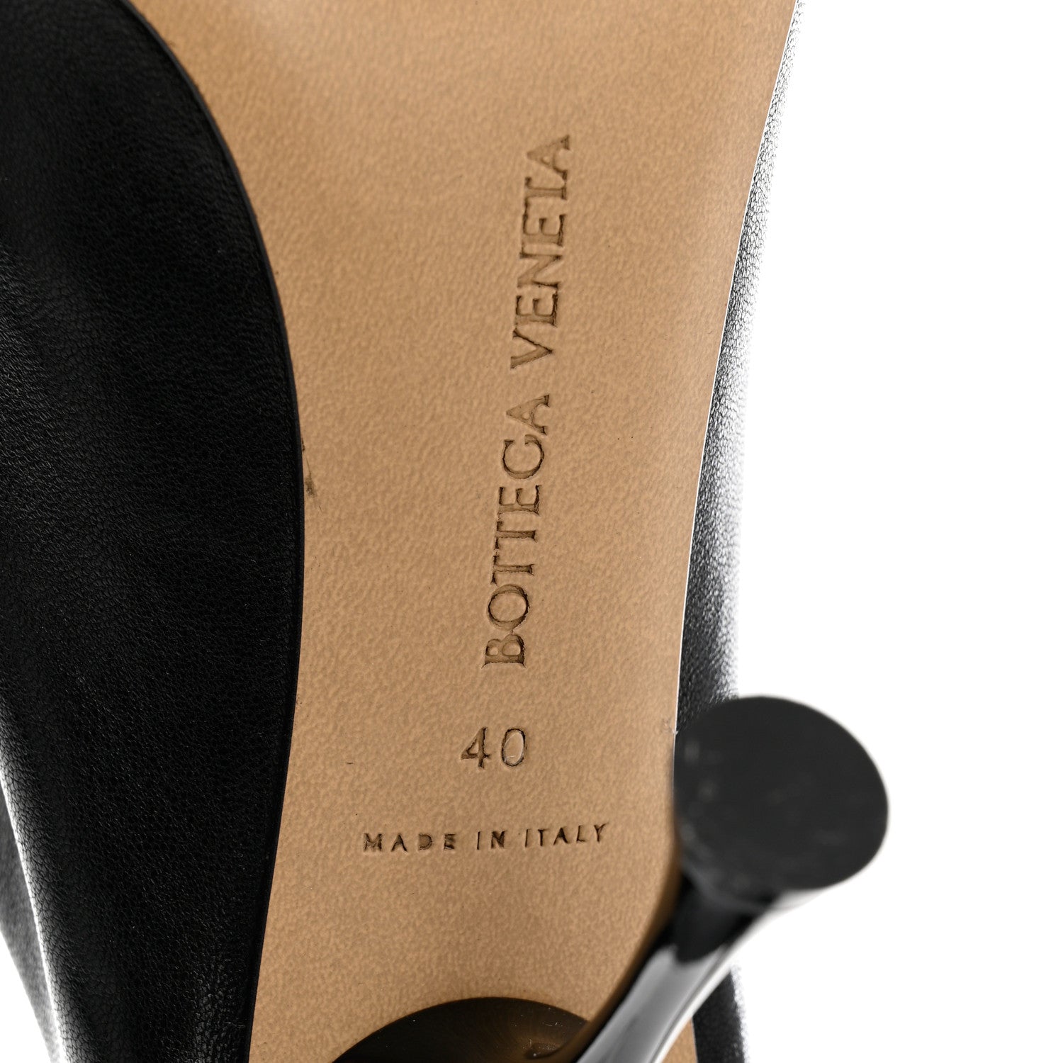 Bottega Veneta Stretch Nappa Dot Pumps 40 Black 7 of 7
