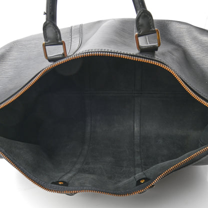Louis Vuitton Epi Keepall 50 Black 4 of 13