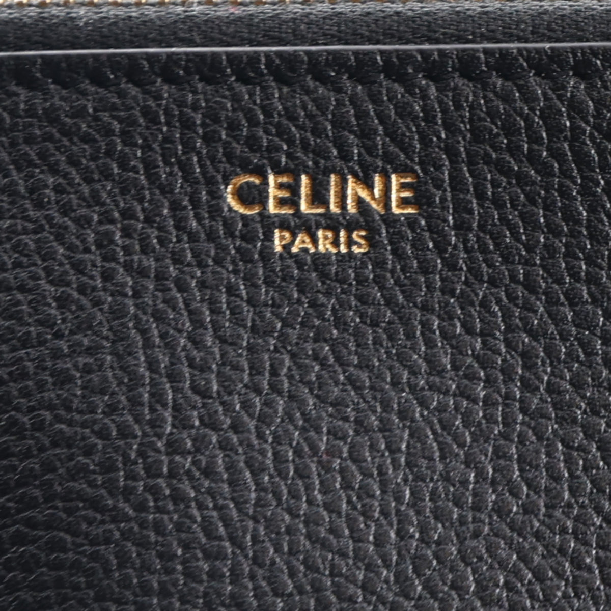 Grained Calfskin Triomphe Small Cabas Anais Black