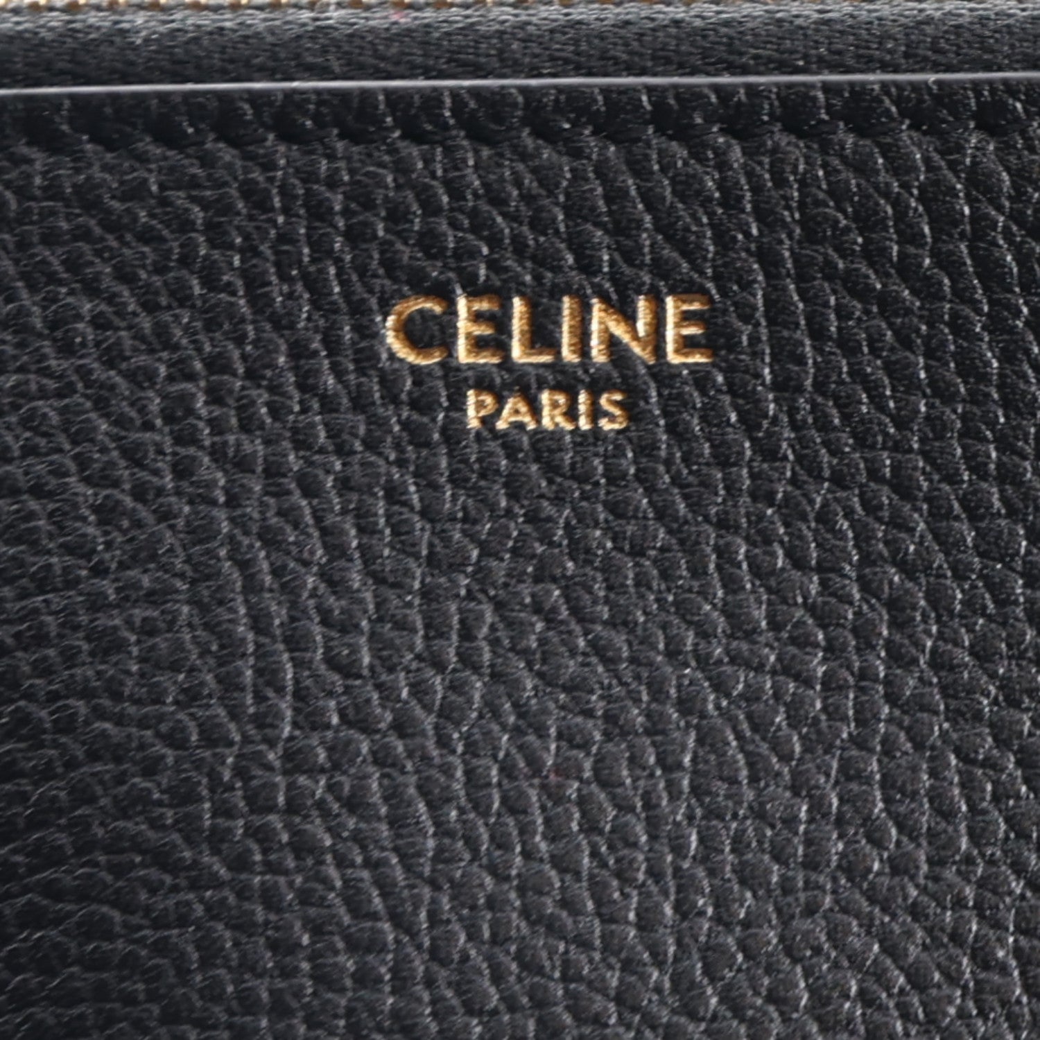 Celine Grained Calfskin Triomphe Small Cabas Anais Black 7 of 12
