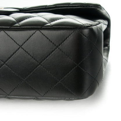 Chanel Lambskin Quilted Jumbo Single Flap Black 11 of 15