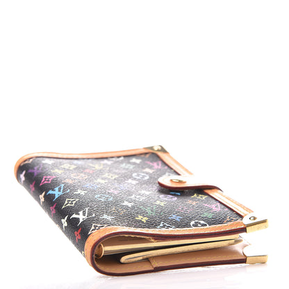 Louis Vuitton Monogram Multicolor Small Ring Agenda Cover Black 4 of 8