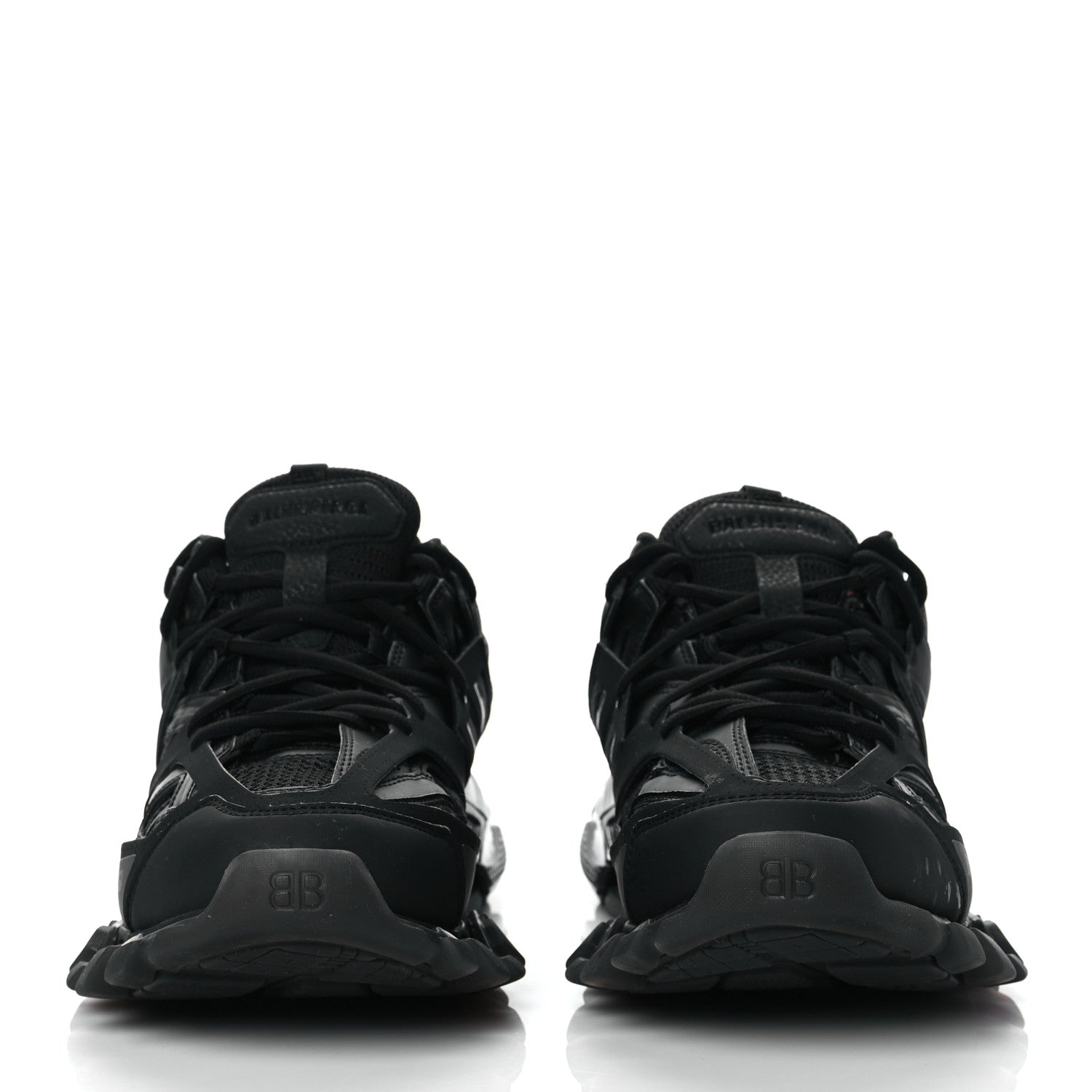 Balenciaga Mesh Nylon Mens Track Sneakers 42 Black 2 of 8