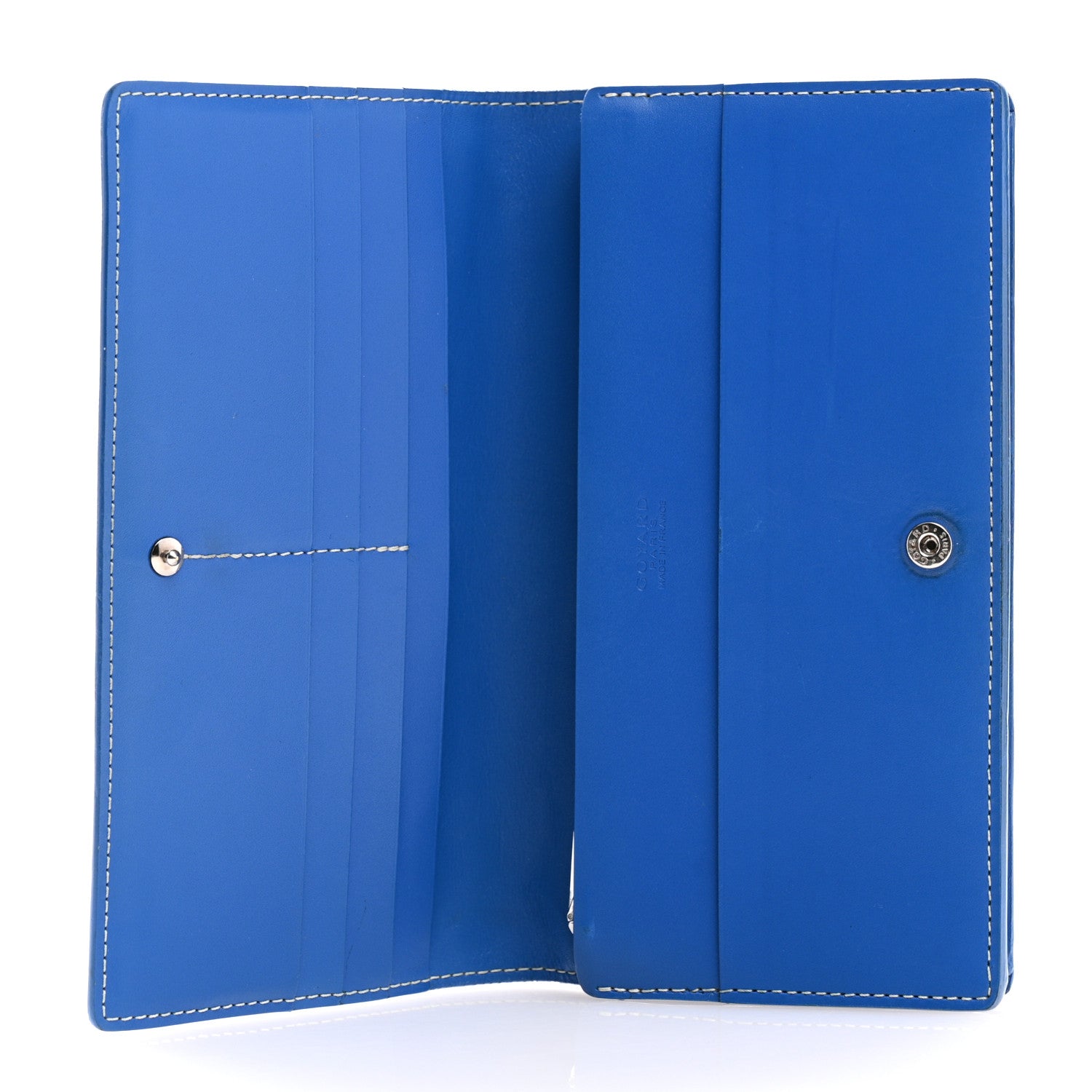 Goyard Goyardine Richelieu Wallet Sky Blue 5 of 10
