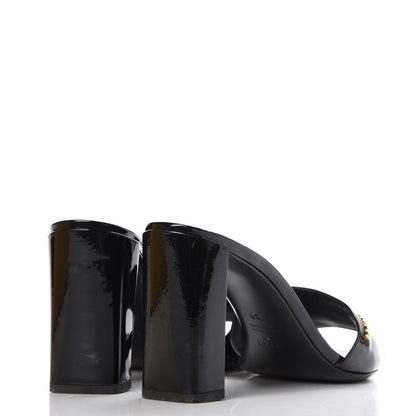Fendi Patent Mules 39 Black 4 of 9