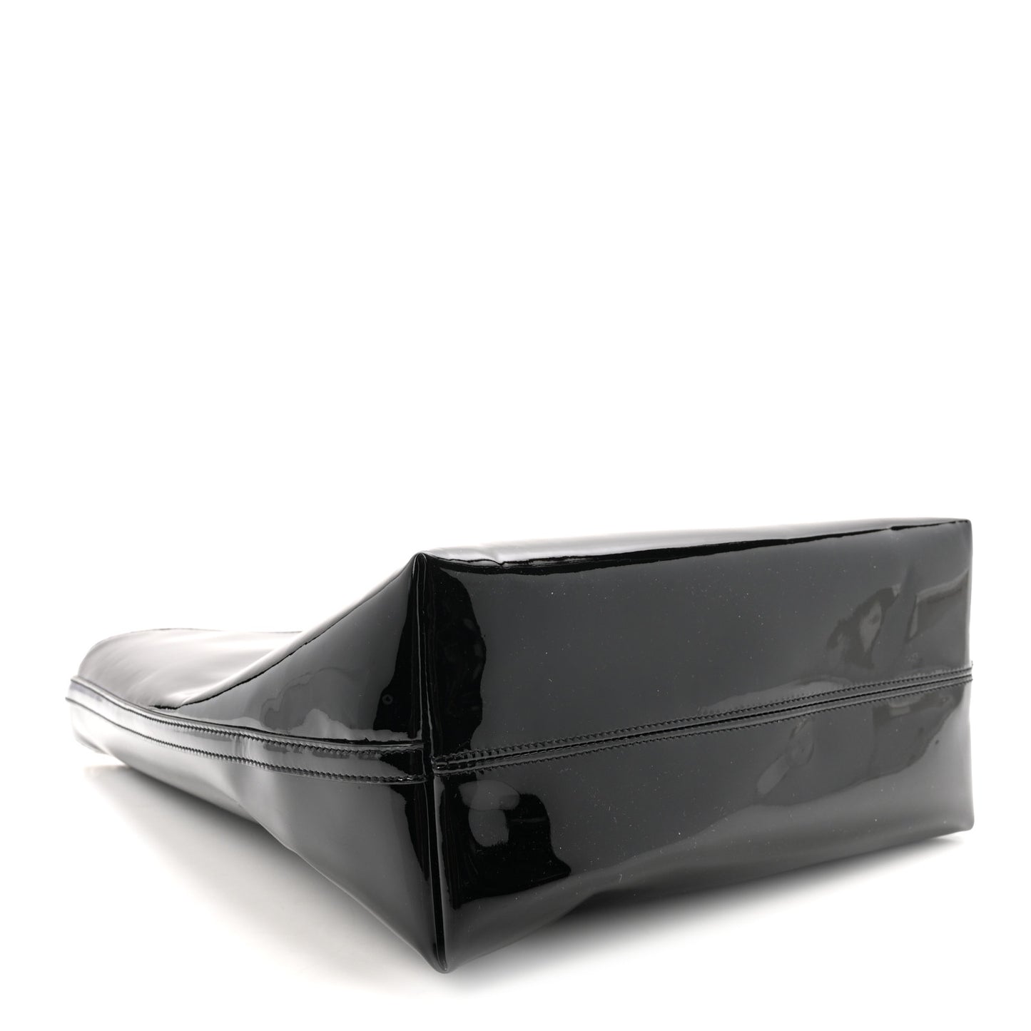 Patent Calfskin Rendez-Vous Hobo Black