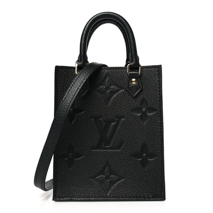 Louis Vuitton Empreinte Monogram Giant Petit Sac Plat Black 1 of 11