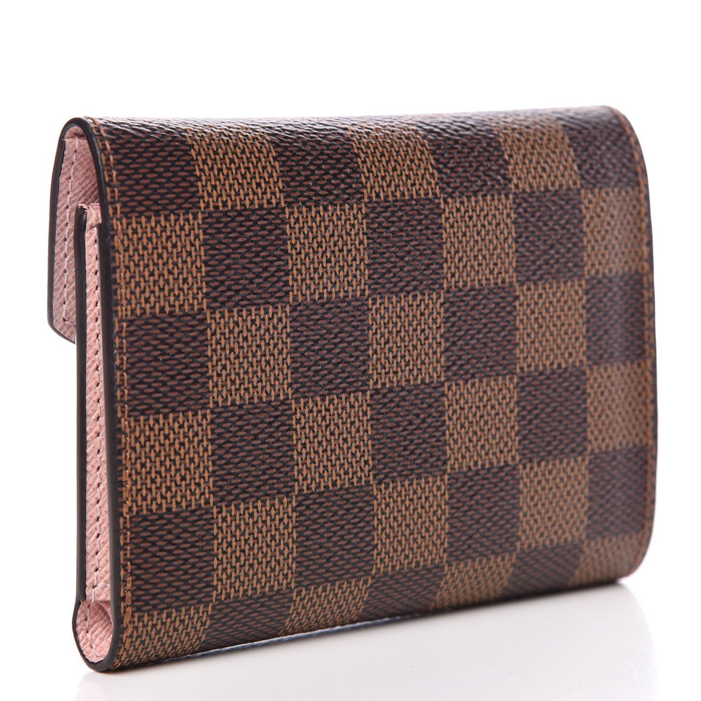 Damier Ebene Victorine Wallet Rose Ballerine