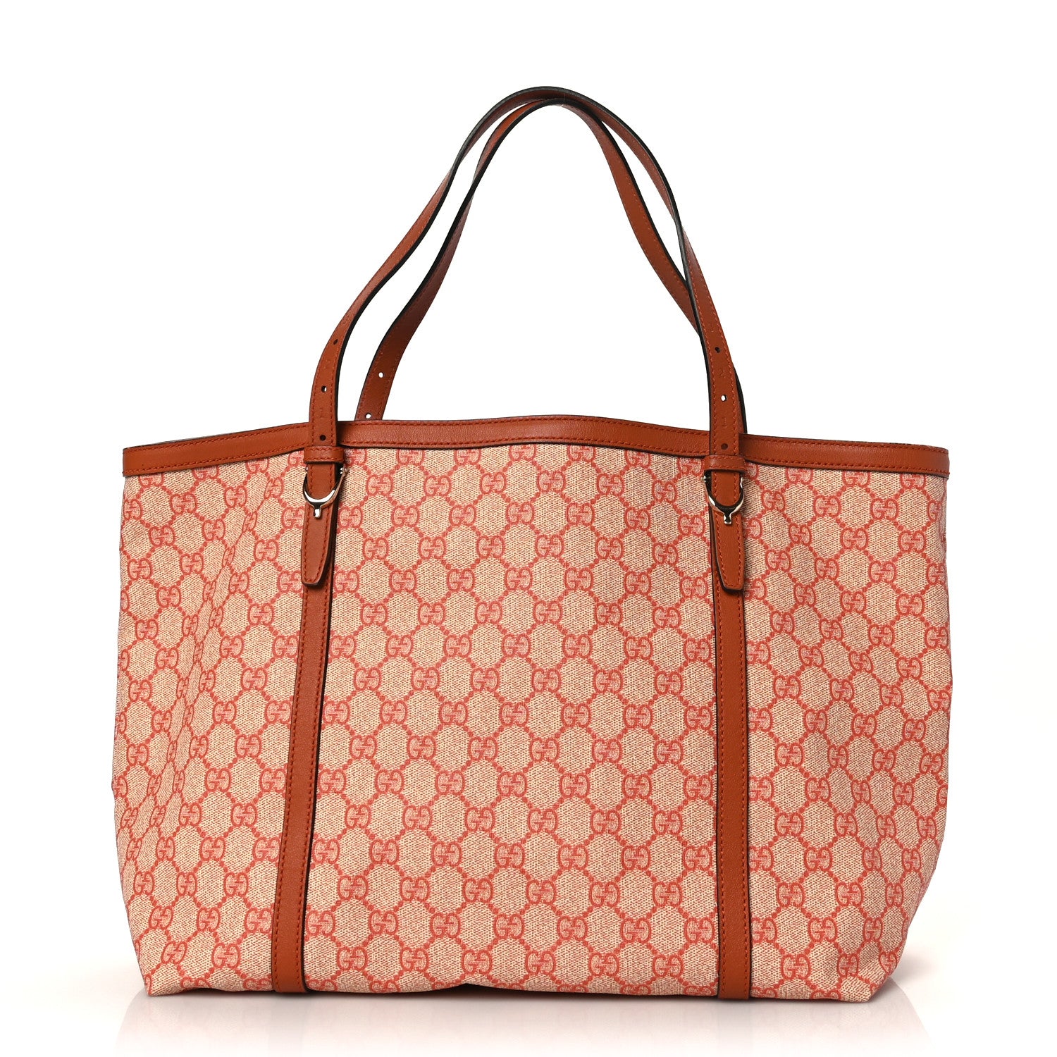Gucci GG Supreme Monogram Medium Nice Tote Orange 1 of 9