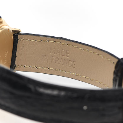 Cartier 18K Yellow Gold Alligator 33mm Cougar Quartz Watch 7 of 7