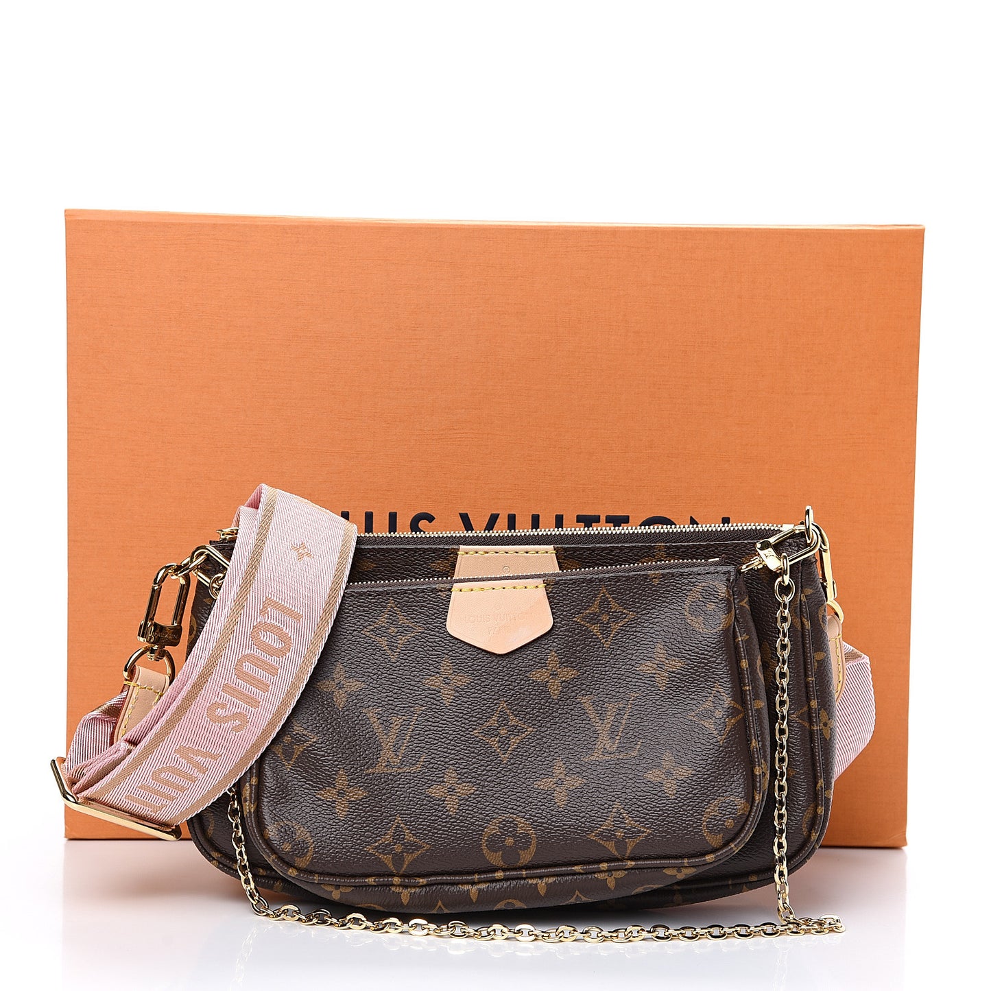 Monogram Multi Pochette Accessories Rose Clair