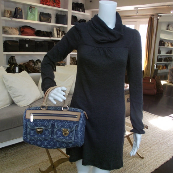 Monogram Denim Neo Speedy Blue