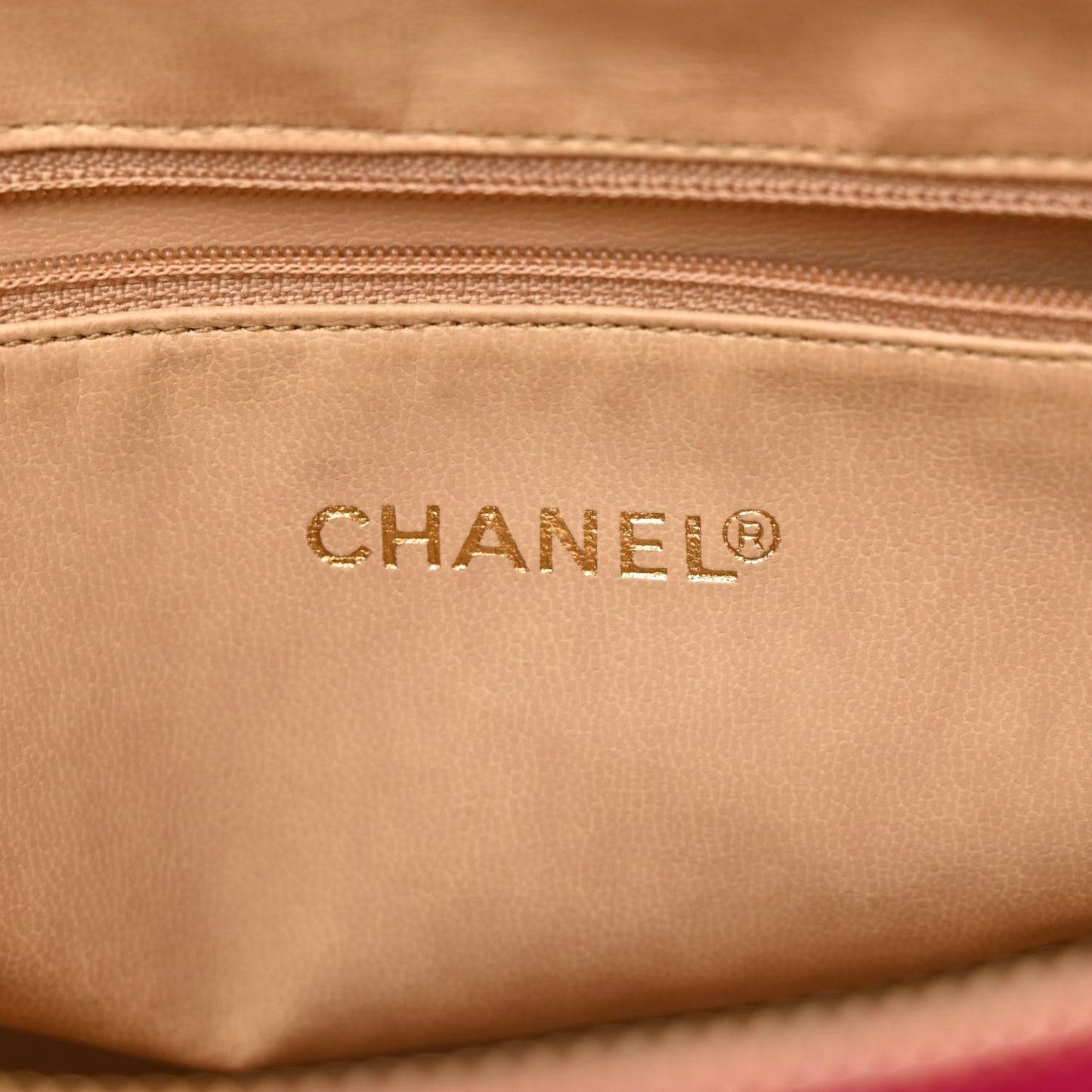 Lambskin Chevron Quilted Shoulder Bag Pink