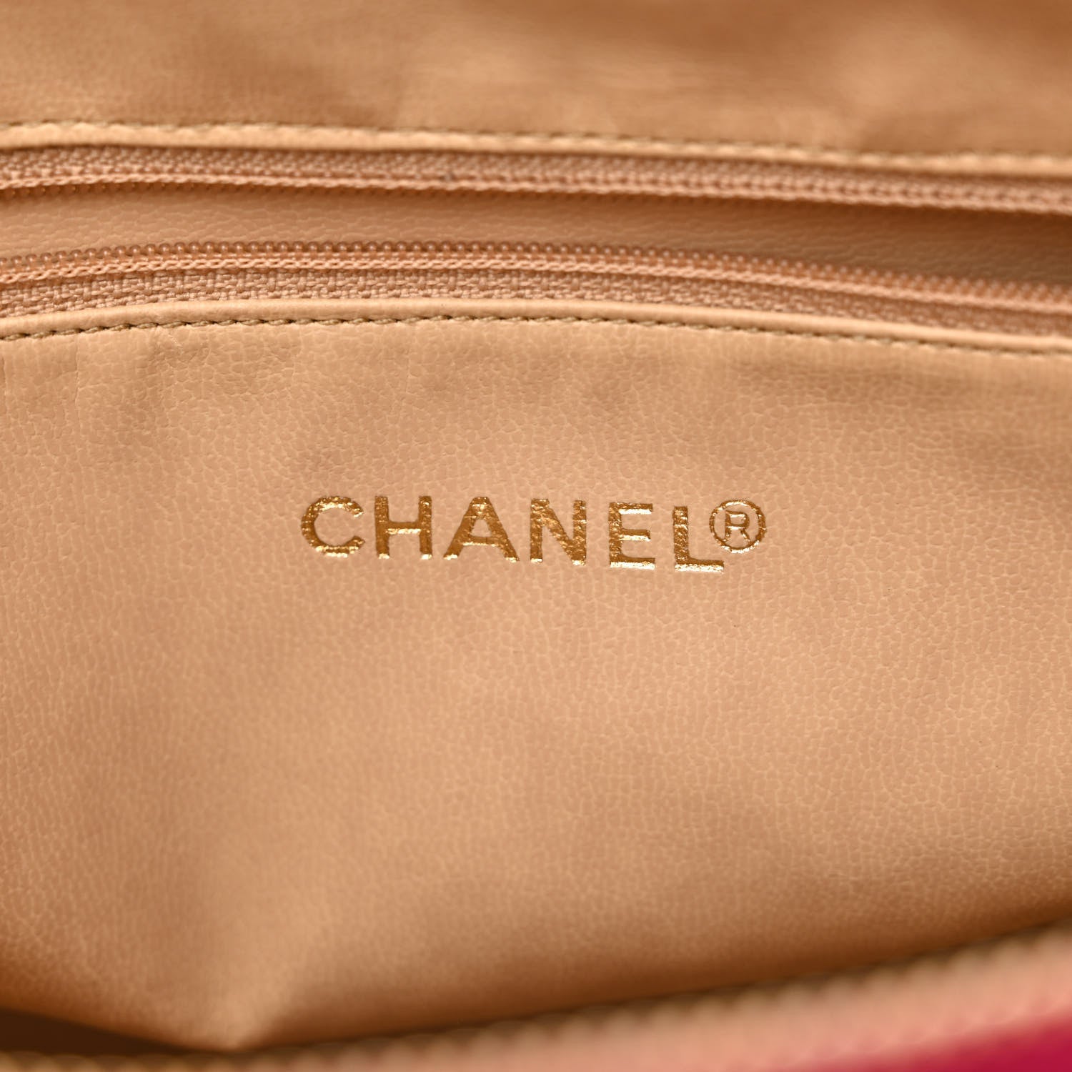 Chanel Lambskin Chevron Quilted Shoulder Bag Pink 6 of 18