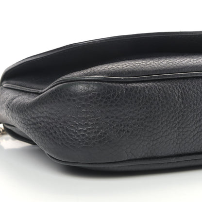 Gucci Pebbled Calfskin Medium Soho Flap Crossbody Black 6 of 21