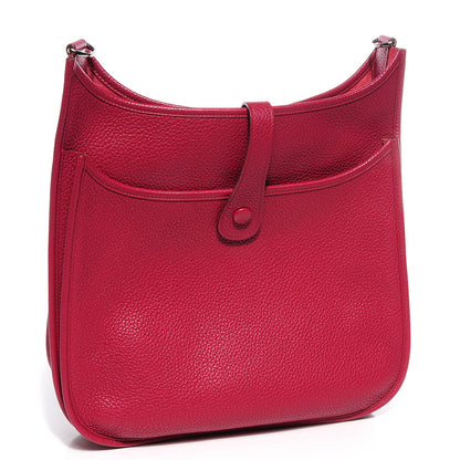 Hermes Taurillon Clemence Evelyne III GM Rubis 3 of 13
