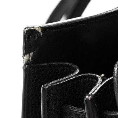 Saint Laurent Grained Calfskin Baby Sac De Jour Black 12 of 12