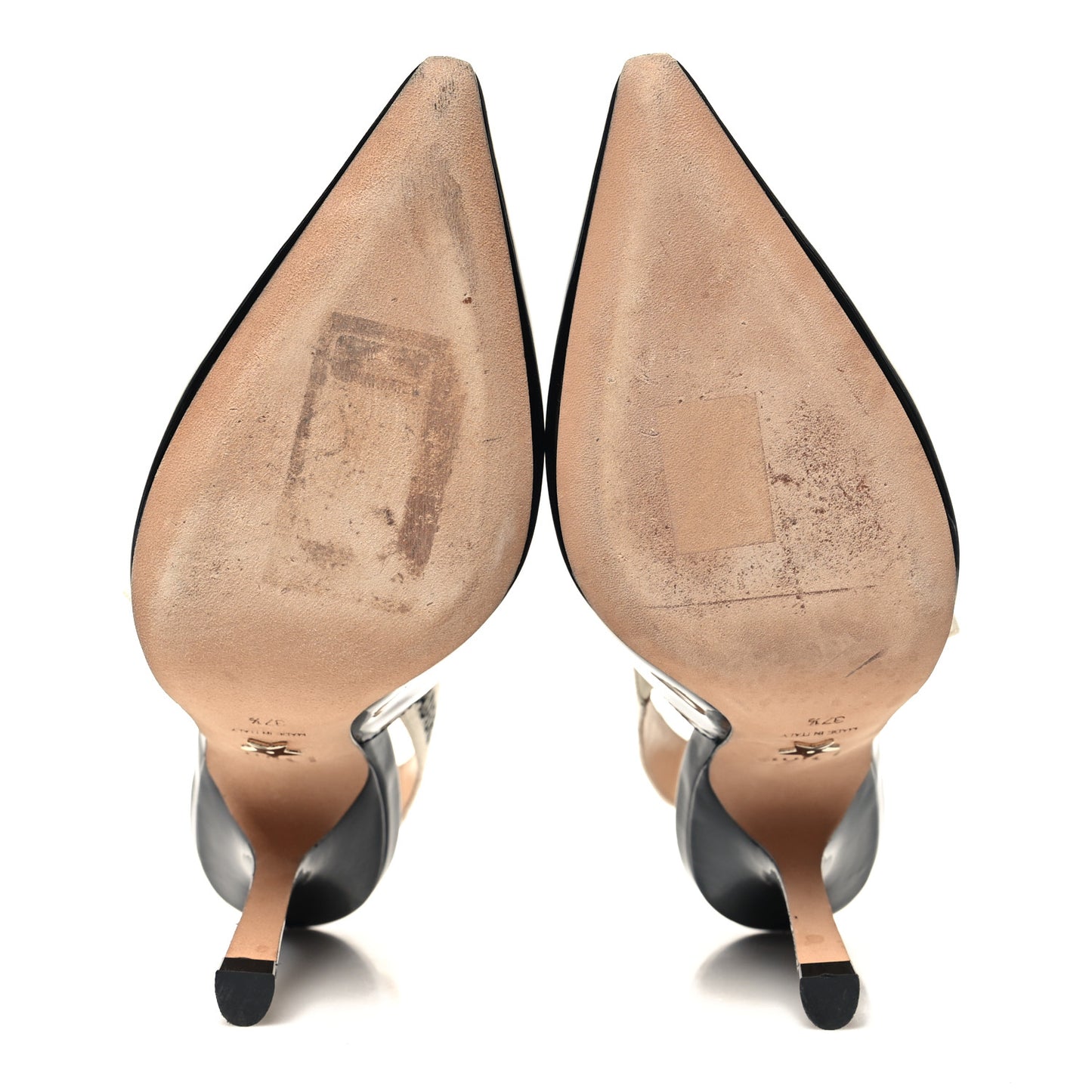 Patent Ribbon J'Adior Slingback 100mm Pumps 37.5 Black