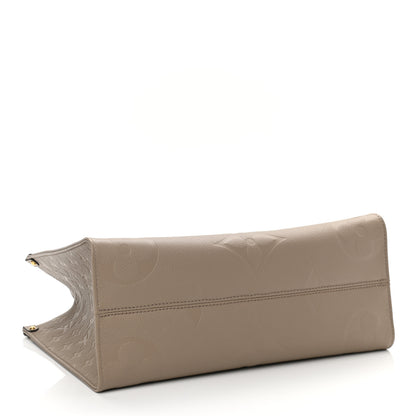 Louis Vuitton Empreinte Monogram Giant Onthego MM Tourterelle 4 of 10