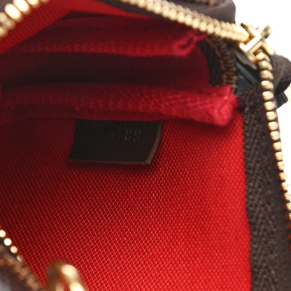 Louis Vuitton Damier Ebene Mini Pochette Accessories 6 of 8