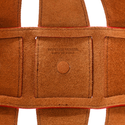 Bottega Veneta French Calfskin Small Shell Bag Chili Tomato 7 of 11