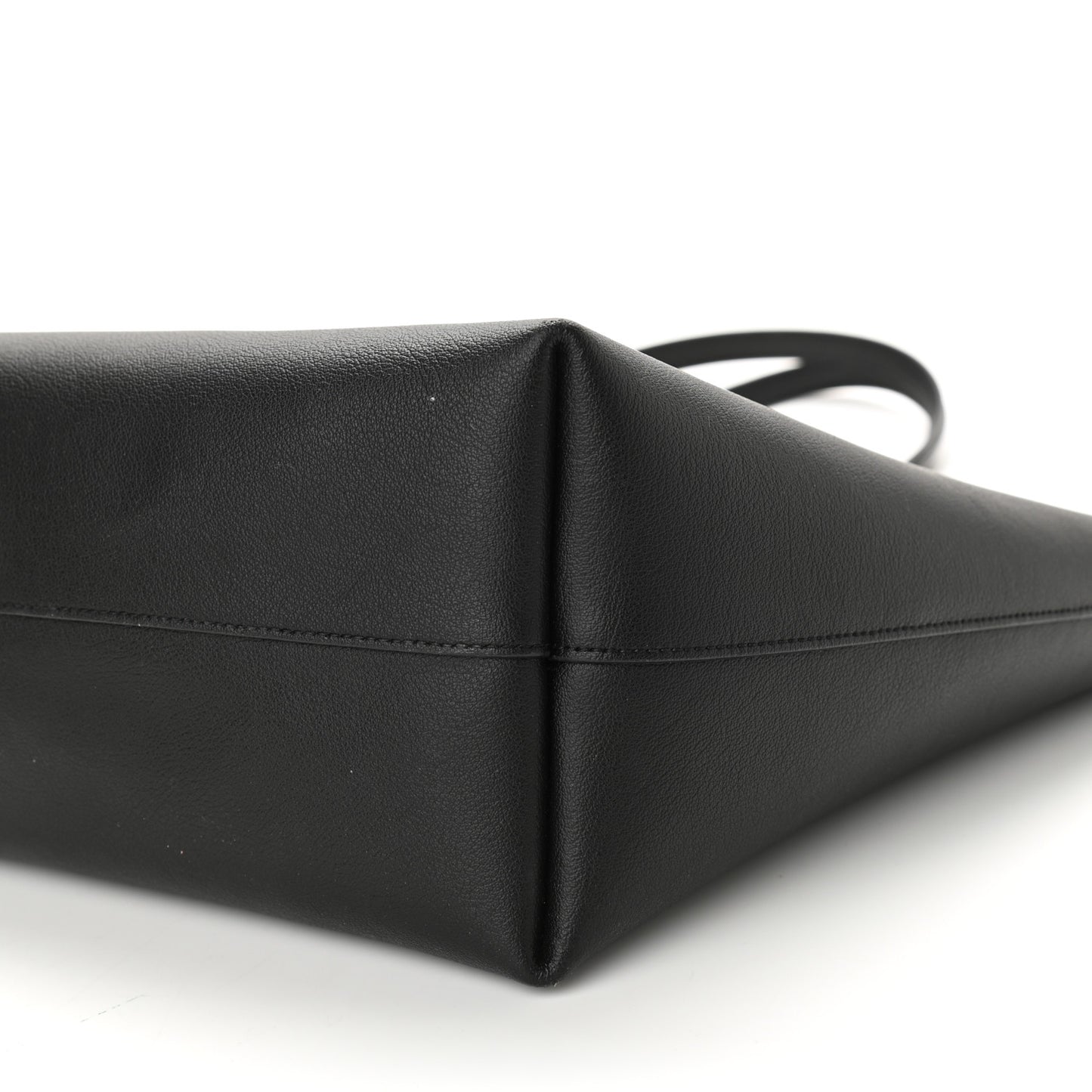 Calfskin Large Shopping Tote Black