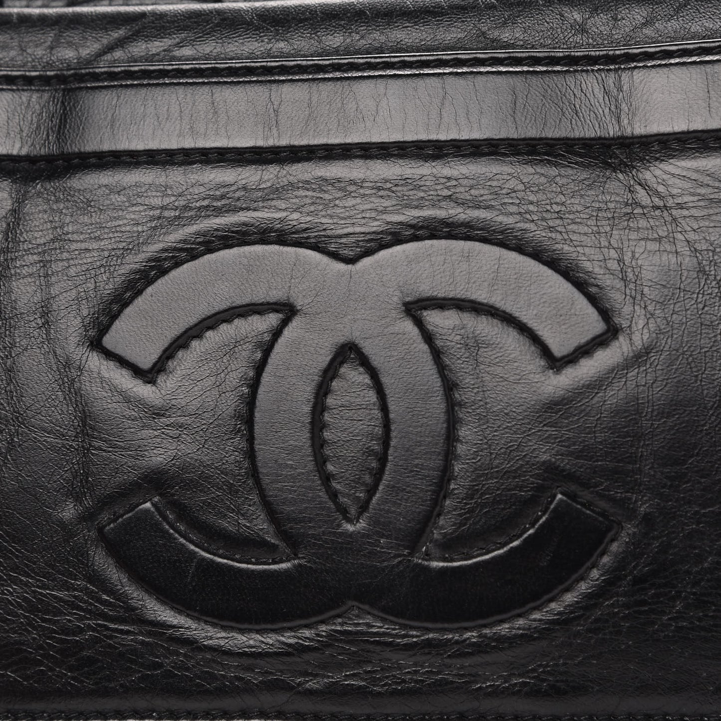 Lambskin Coco Cocoon Bowler Black