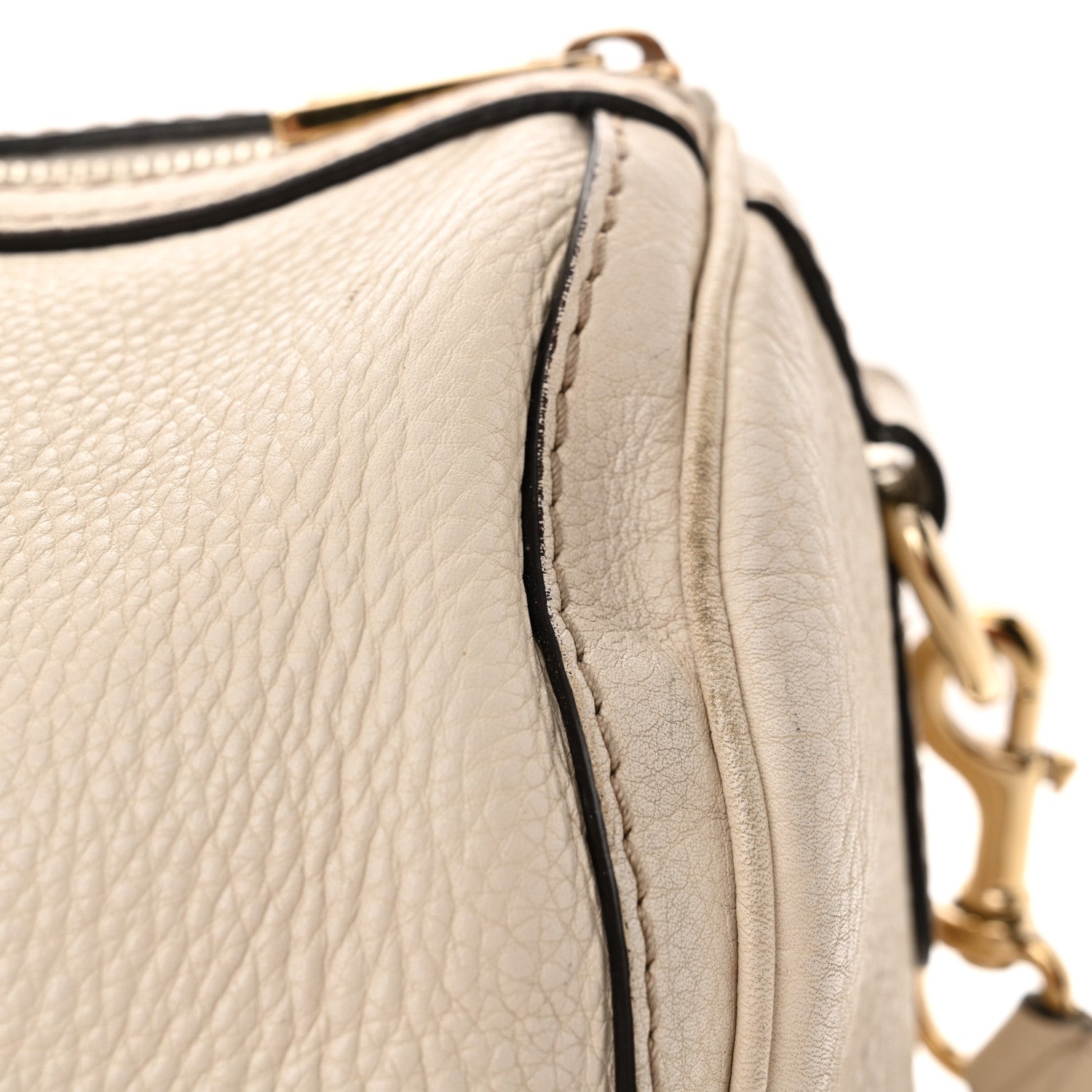 Gucci Calfskin Vintage Web Medium Boston White 20 of 23