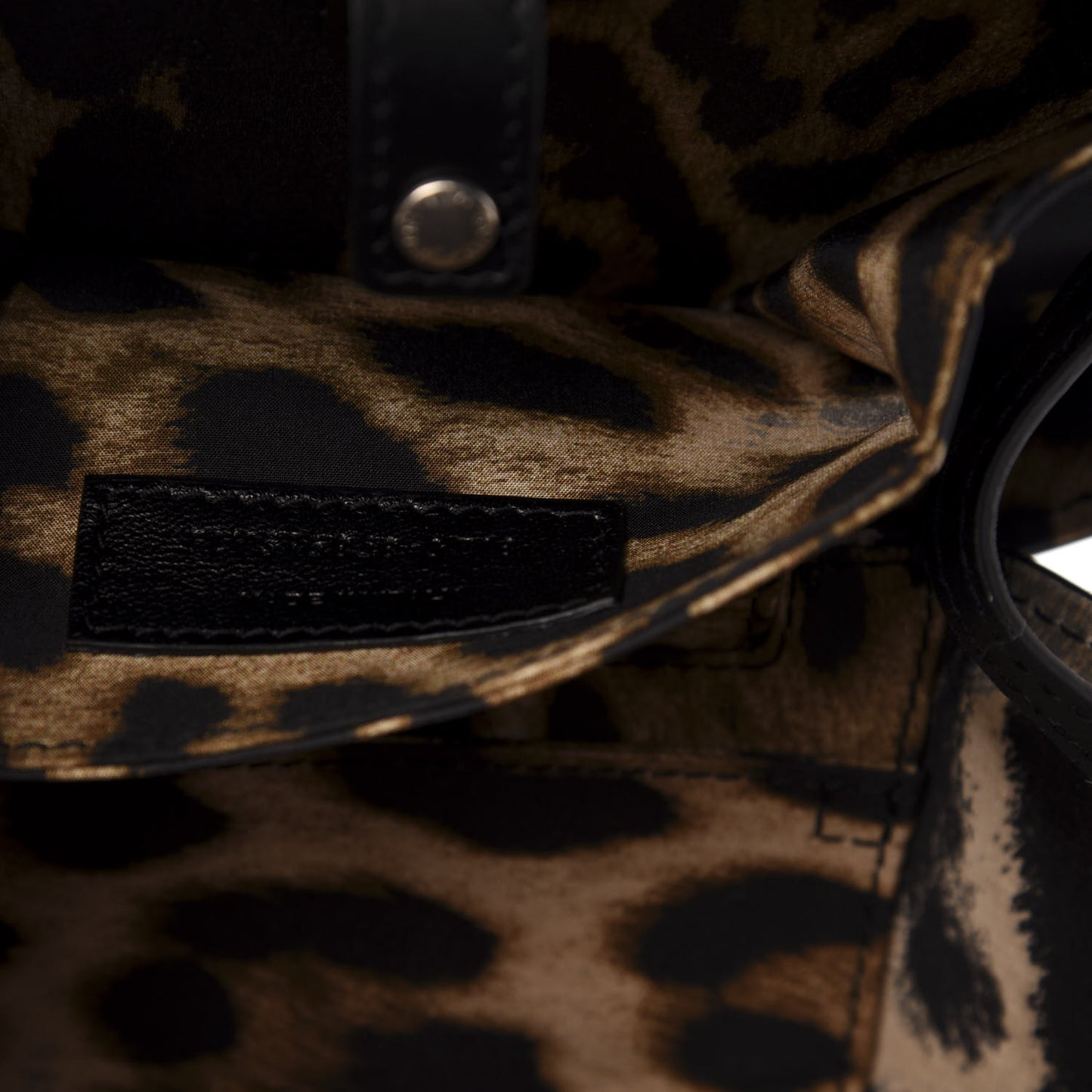 Calfskin Small Mica Hat Box Black