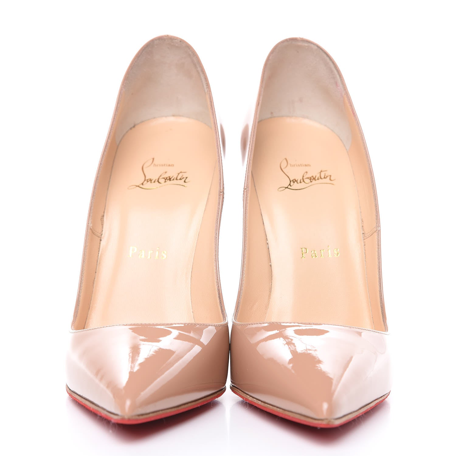 Christian Louboutin Patent So Kate 120 Pumps 39 Nude 2 of 11