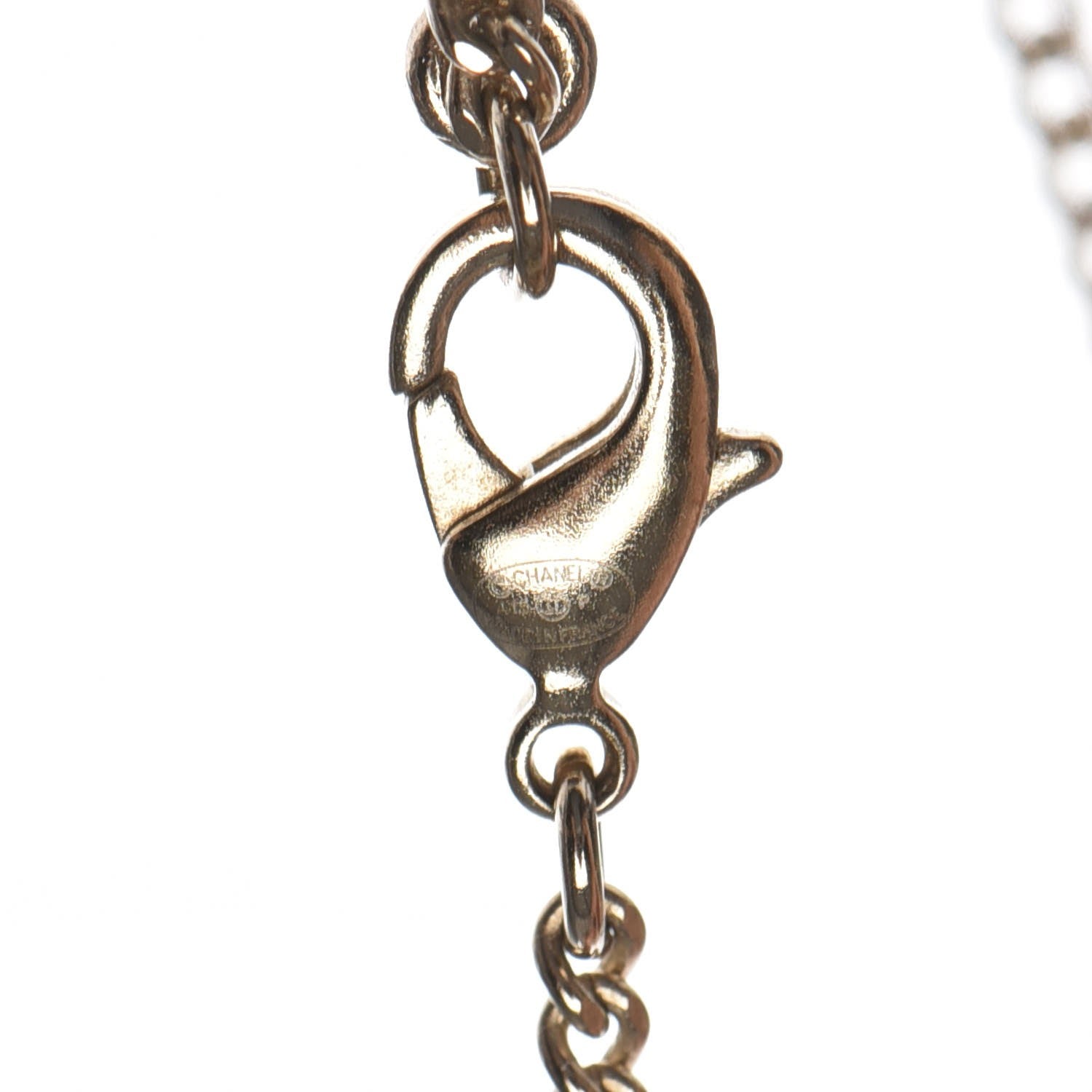 Chanel Crystal CC 100 Anniversary Necklace Gold 6 of 7