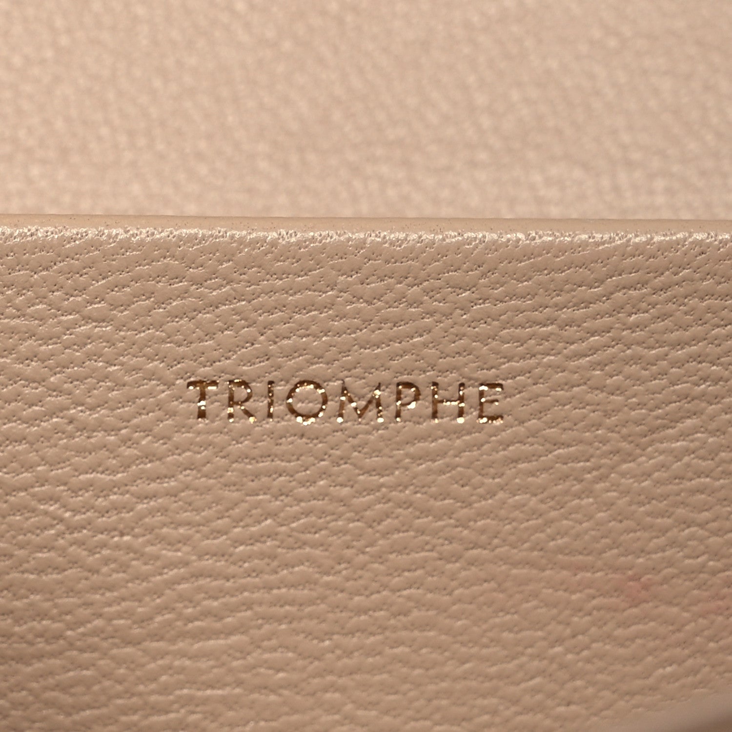 Celine Shiny Calfskin Medium Triomphe Nude 9 of 19